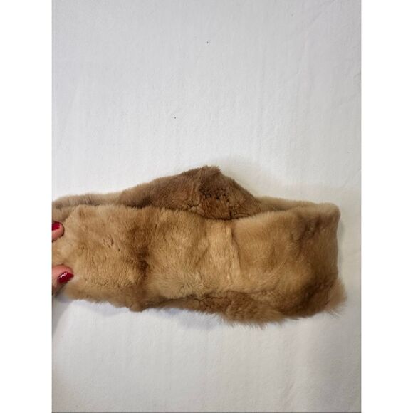 Prada Kolinsky Fur Brown/Tan Hat, made in Italy - Picture 2 of 7